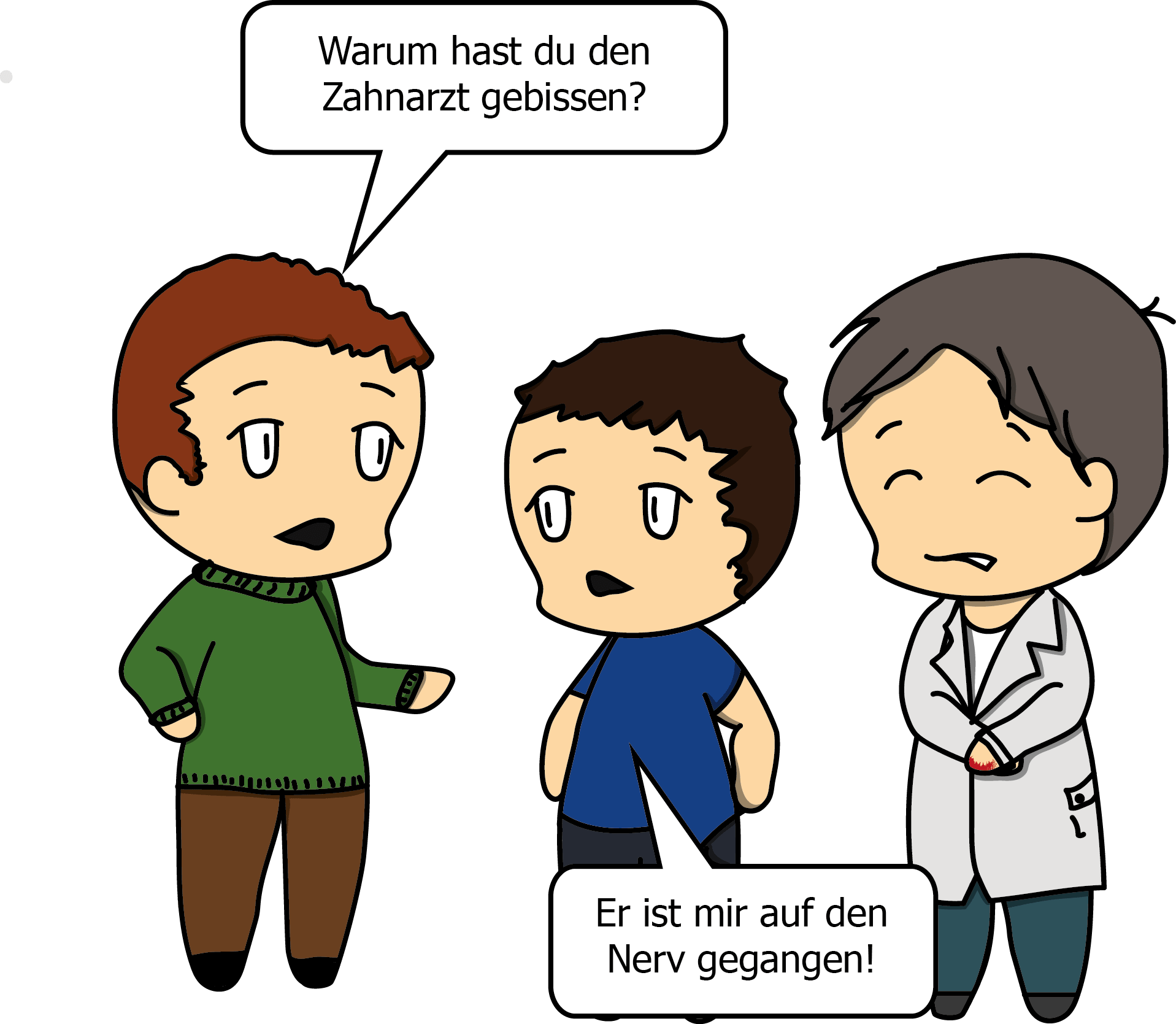 Zahnarztpraxis Comic