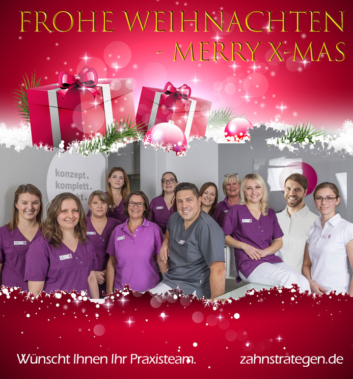 Zahnarztpraxis zahnstrategen - Weihnachten 2018